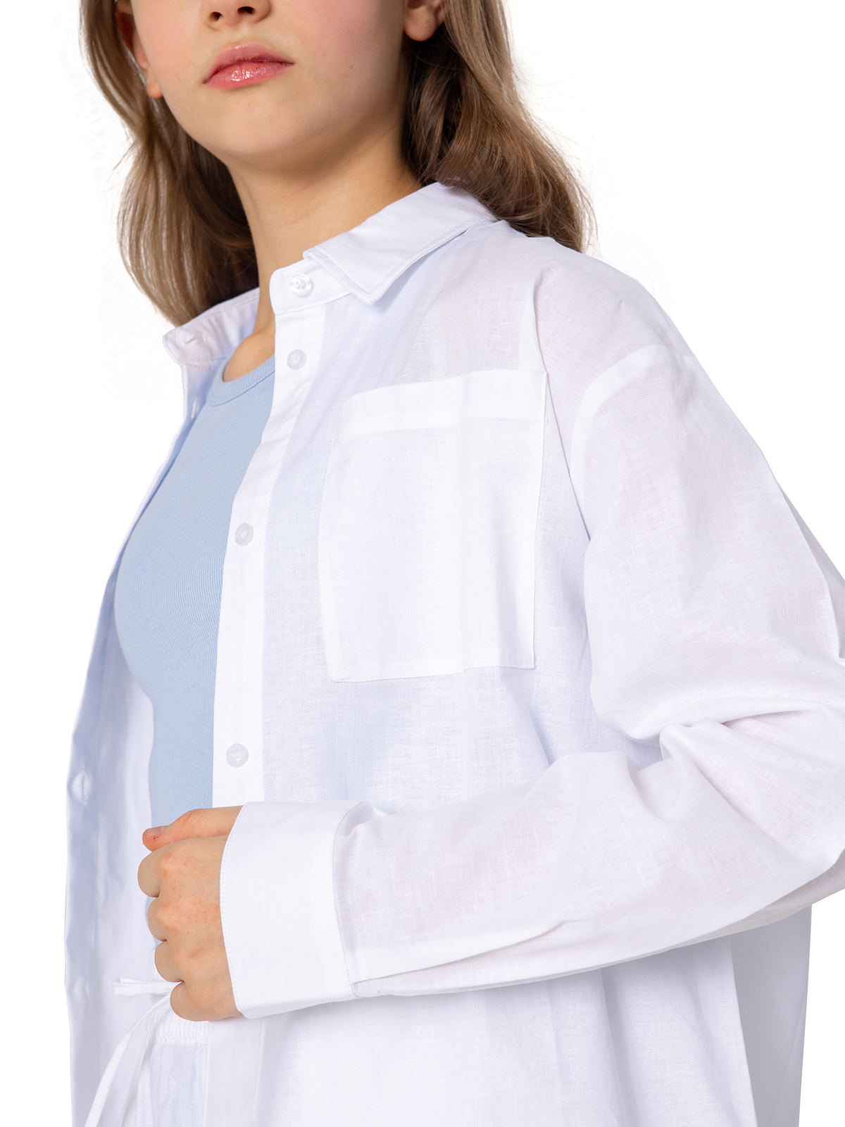 Рубашка льняная артикул:NJGCR02-00-4