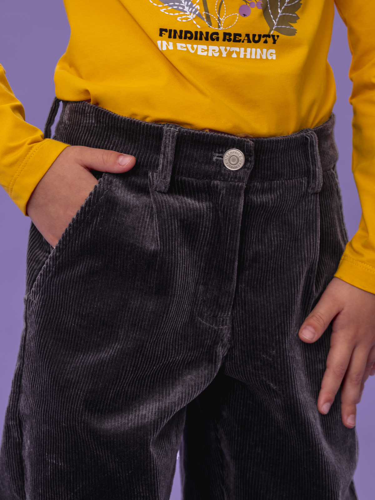 Брюки вельветовые артикул:OKGCP12-93-6