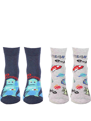 BKBAS03-AM Носки 20-31 () серый