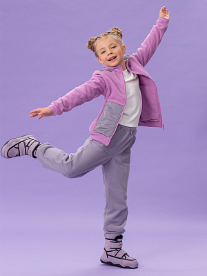 OKGCP16-91 Брюки флисовые(серый) 92-128(92/98/104/110/116/122/128)