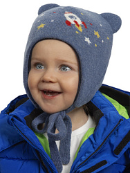 BHAT-1008-Z3 Шапка(джинс) 44-48(44-46/46-48)