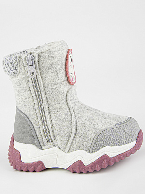 00216-3 Сапоги (светло-серый) 23-27 (5 пар)