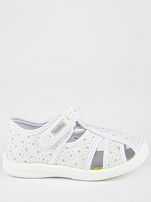 71538-17 Туфли из текстиля (белый) 22-29 (8 пар)