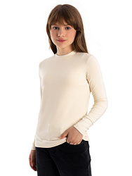 MJGCL03-01 Футболка с длинным рукавом(молочный) 134-164(134/140/146/152/158/164)