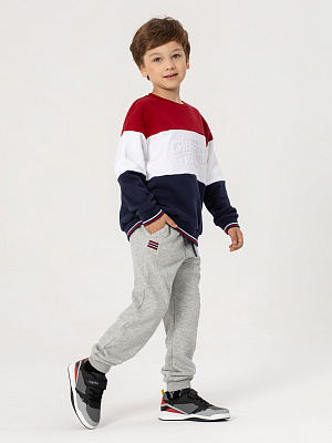 OKBCP08-93 Брюки трикотажные(серый) 92-128(92/98/104/110/116/122/128)