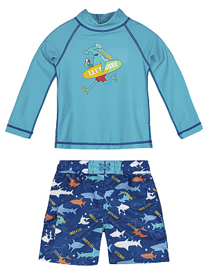 PUBSK03-N1 Купальный комплект (бирюзовый) 86-122 (86/92/98/104/110/116/122)