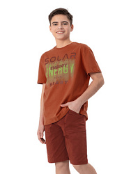 NJBCT25-D4 Футболка(кирпичный) 134-170(128/134/140/146/152/158/164/170)