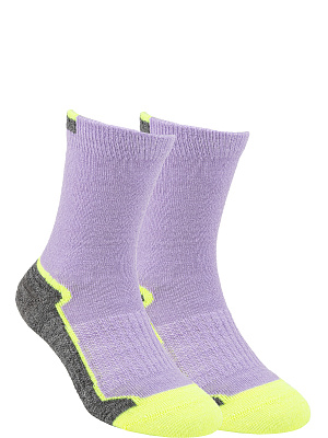 FWUAS01-AX Носки шерстяные 23-38 (23-25/26-28/29-31/32-34/35-38) сиреневый