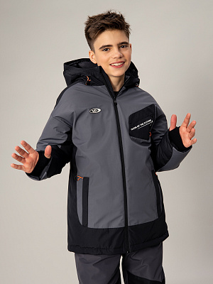 OJBCK15-93 Куртка зимняя(серый) 134-170(134/140/146/152/158/164/170)