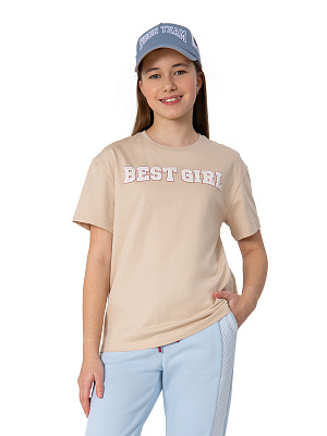 NJGCT11-T0 Футболка(бежевый) 134-170(134/140/146/152/158/164/170)