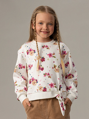 OKGCJ08-01 Свитшот(кремовый) 92-128(92/98/104/110/116/122/128)