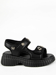 34580п-1 Туфли летние (черный) 35-39 (5 пар)